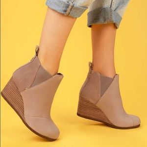 Toms Kesey Boot Taupe Grey 8.5